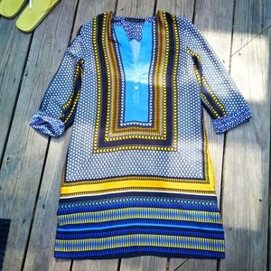 Zara Moroccan ScarfTunic Kaftan Dress